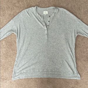 Button Up Henley Top